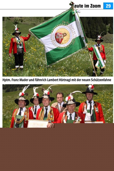 Fahnenweihe am 29.5.2011